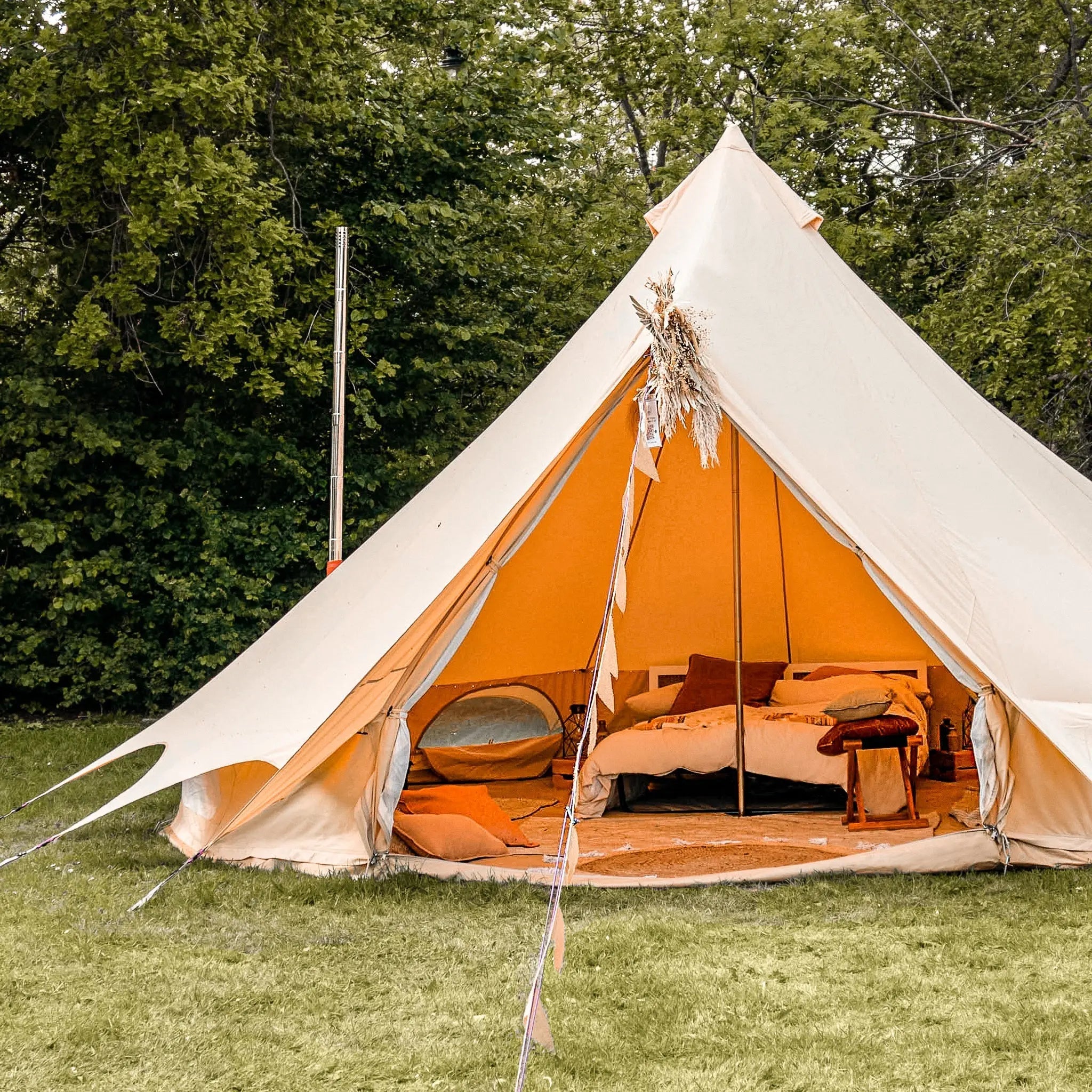 Bell Tent Size Guide | 3m -8m Bell Tents | Boutique Camping