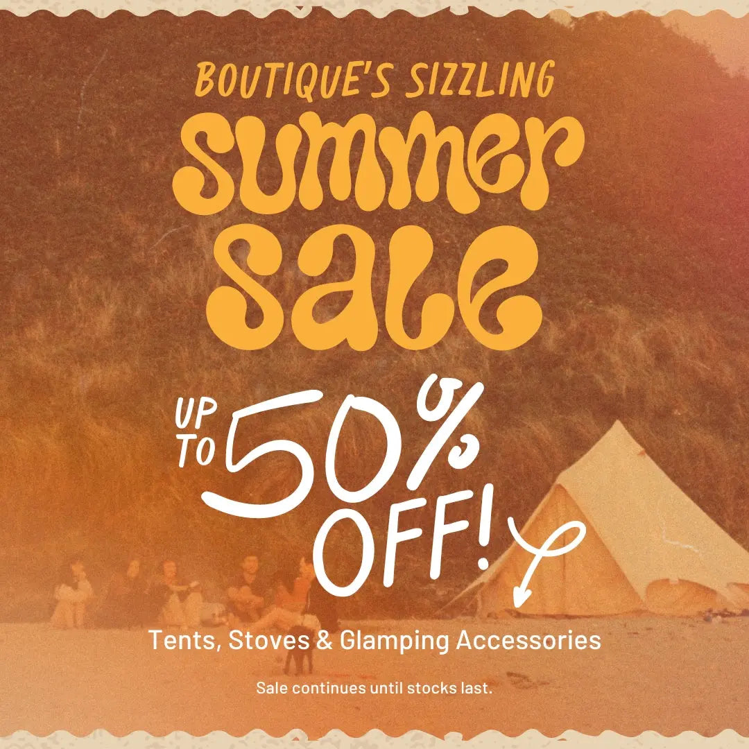 BOUTIQUE-S-SIZZLING-SUMMER-SALE-UP-TO-50-OFF-YOUR-NEXT-GLAMPING-ADVENTURE. Boutique Camping