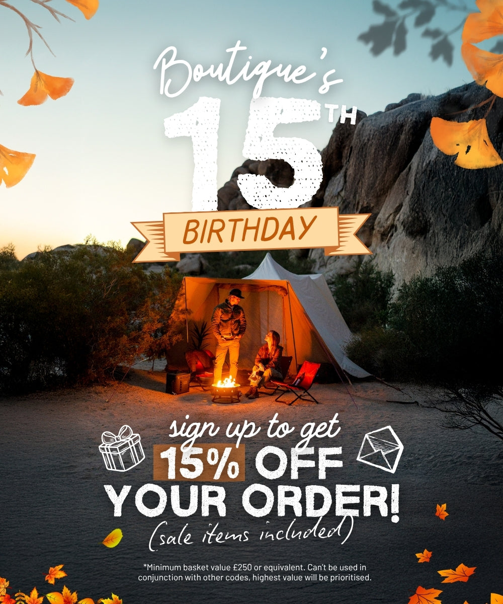 🎉 15 YEARS OF BOUTIQUE CAMPING: A SPOOKTACULAR CELEBRATION