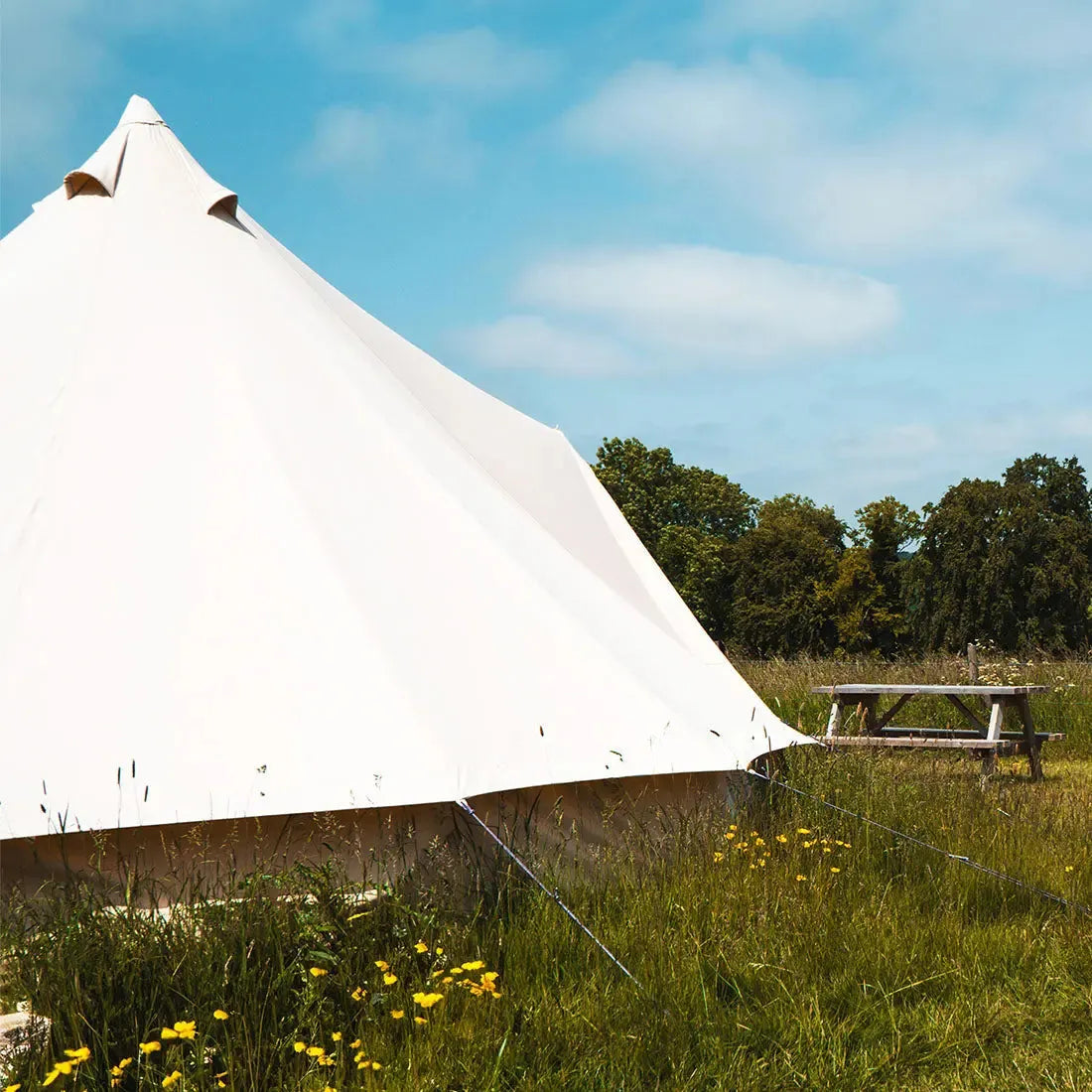boutique camping CLASSIC CAMPING BELL TENT TIPI GLAMPING CANVAS