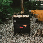pizza oven wood burning stove glamping boutique camping tent glamping