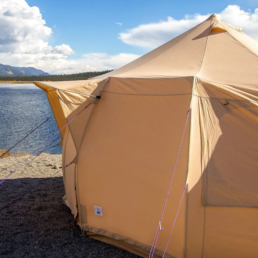 Luna yurt canvas glamping bell tent boutique camping