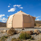Luna yurt canvas glamping bell tent boutique camping