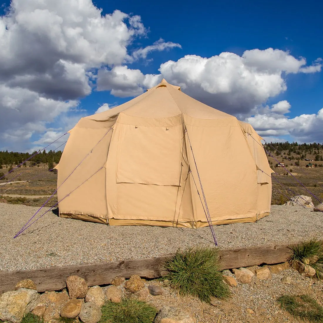 Luna yurt canvas glamping bell tent boutique camping