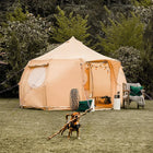 Luna yurt canvas glamping bell tent boutique camping 