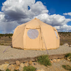 Luna yurt canvas glamping bell tent boutique camping
