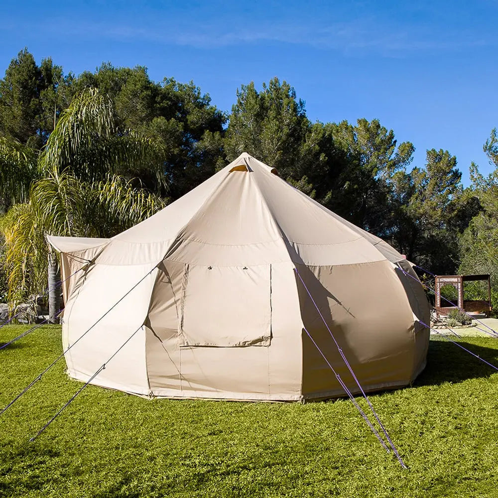 Luna yurt canvas glamping bell tent boutique camping