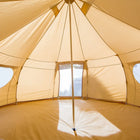 Luna yurt canvas glamping bell tent boutique camping 