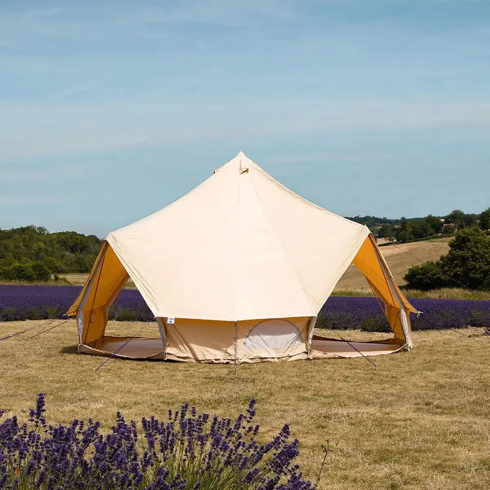 classic bell tent tipi double quad multi door canvas glamping boutique camping