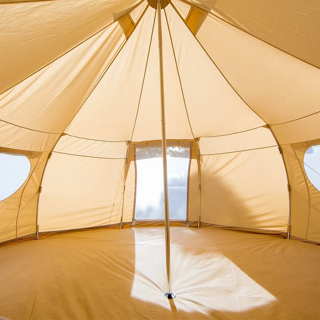 Luna yurt canvas glamping bell tent boutique camping