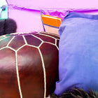 rainbow multi colour classic bell tent tipi double quad multi door canvas festival glamping boutique camping
