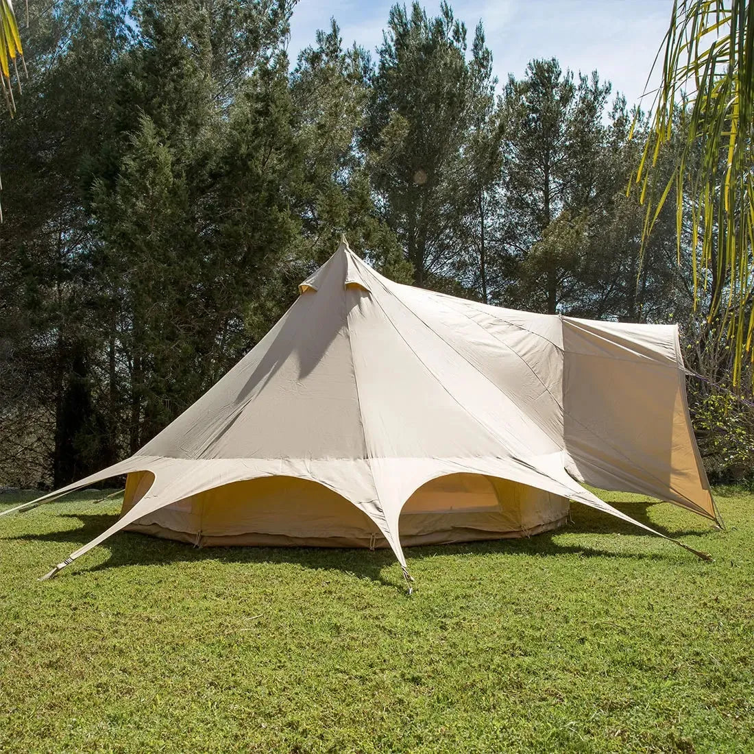 canvas star bell emperor large bell tent tipi boutique Camping glamping