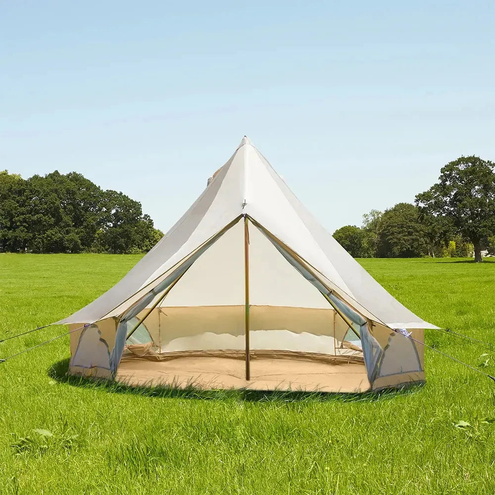 boutique camping CLASSIC CAMPING BELL TENT TIPI GLAMPING CANVAS