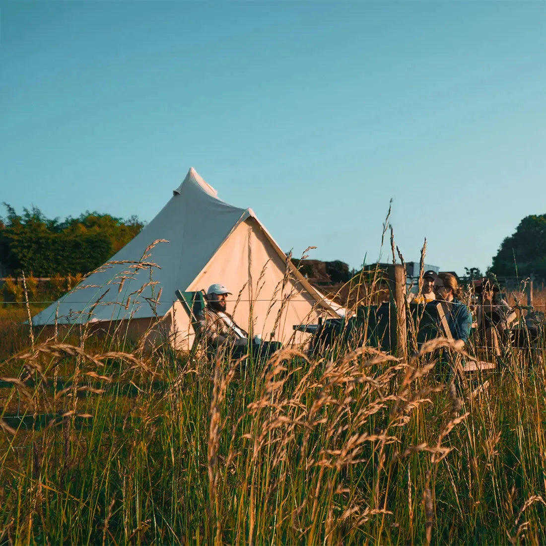 boutique camping CLASSIC CAMPING BELL TENT TIPI GLAMPING CANVAS