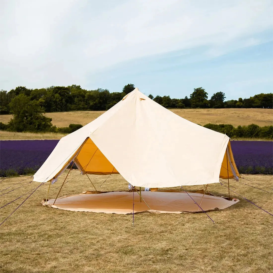 classic bell tent tipi double quad multi door canvas glamping boutique camping