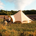 canvas star bell tent tipi boutique Camping glamping