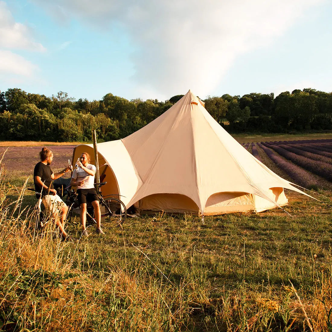 canvas star bell tent tipi boutique Camping glamping