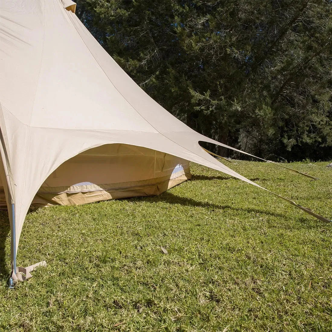 canvas star bell emperor large bell tent tipi boutique Camping glamping
