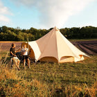 canvas star bell tent tipi boutique Camping glamping