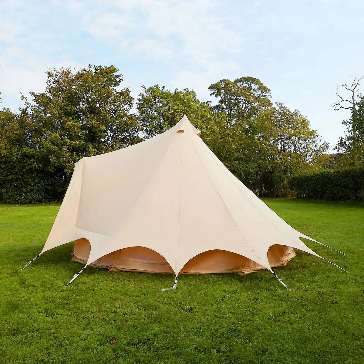 bell tent plus tent glamping boutique camping canvas tipi