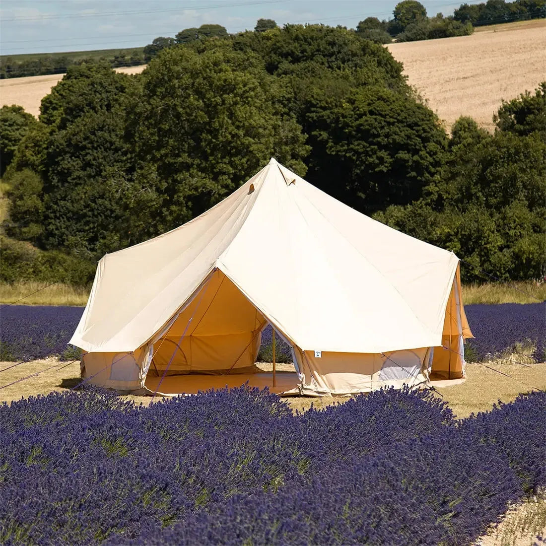 classic bell tent tipi double quad multi door canvas glamping boutique camping