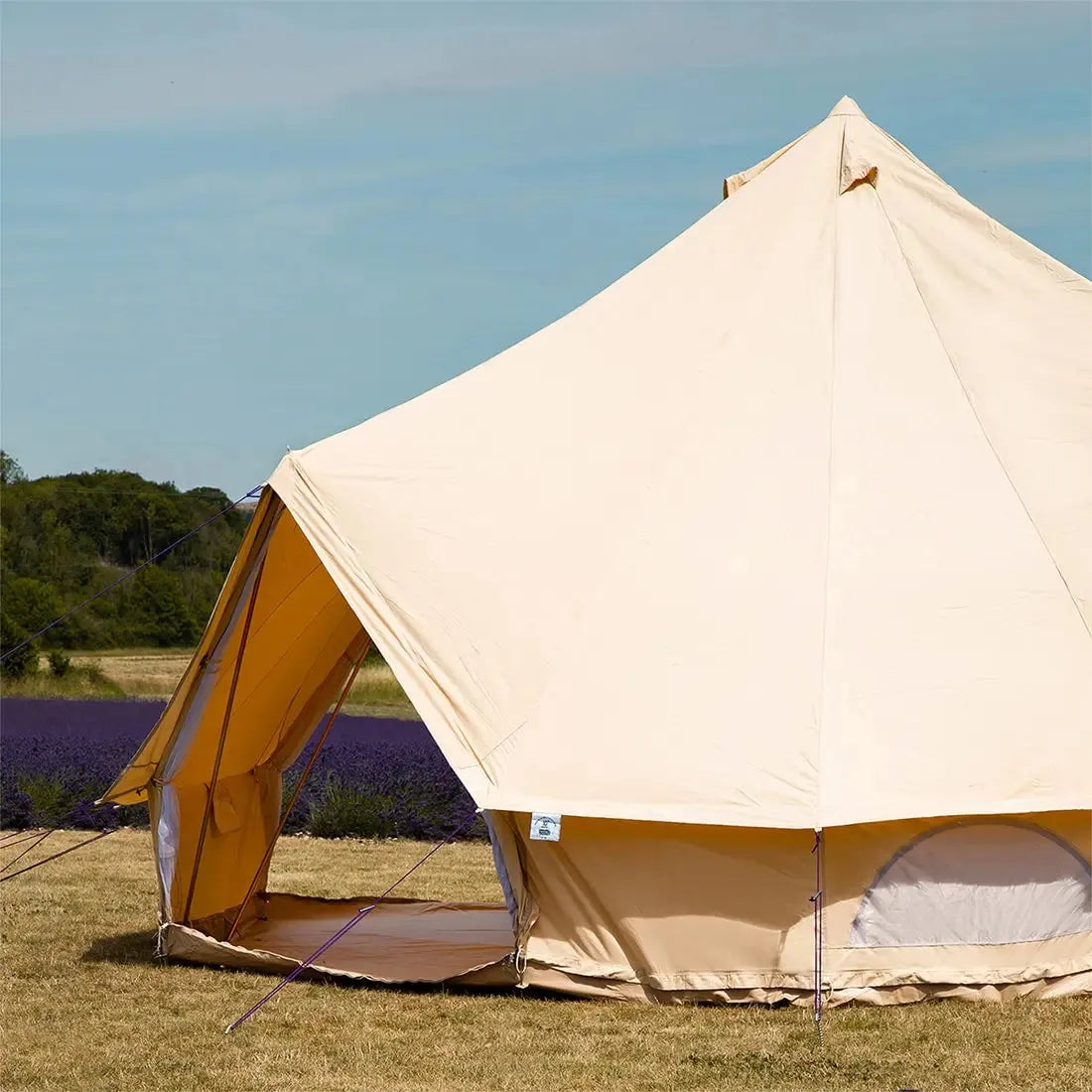 classic bell tent tipi double quad multi door canvas glamping boutique camping