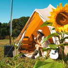 boutique camping CLASSIC CAMPING BELL TENT TIPI GLAMPING CANVAS