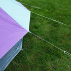 rainbow multi colour classic bell tent tipi double quad multi door canvas festival glamping boutique camping