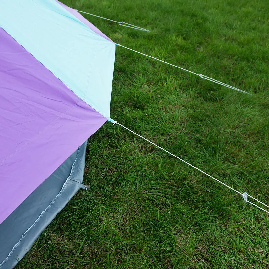rainbow multi colour classic bell tent tipi double quad multi door canvas festival glamping boutique camping