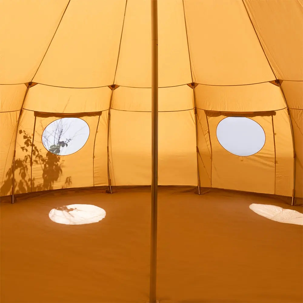 Luna yurt canvas glamping bell tent boutique camping