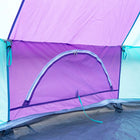 rainbow multi colour classic bell tent tipi double quad multi door canvas festival glamping boutique camping