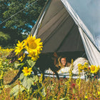 boutique camping CLASSIC CAMPING BELL TENT TIPI GLAMPING CANVAS