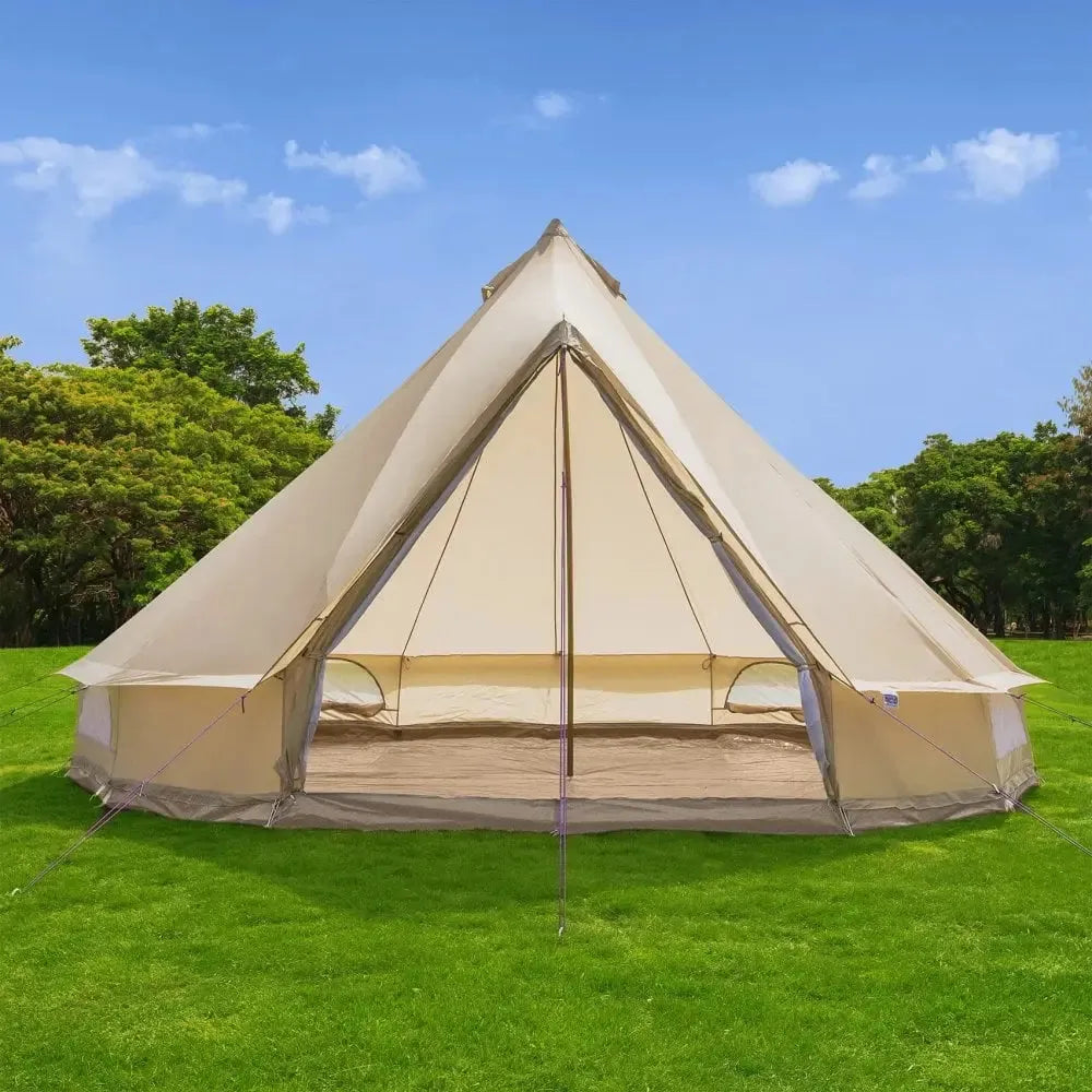 boutique camping CLASSIC CAMPING BELL TENT TIPI GLAMPING CANVAS