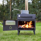 pizza oven wood burning stove glamping boutique camping tent glamping