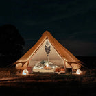 bell tent plus tent glamping boutique camping canvas tipi