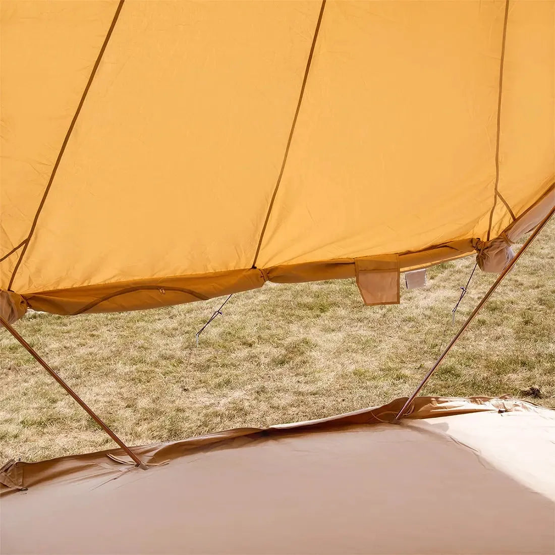 classic bell tent tipi double quad multi door canvas glamping boutique camping