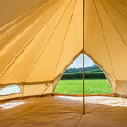 5M Classic Bell Tent 100% Cotton 285GSM Double Door - Coffee - Boutique Camping Tents