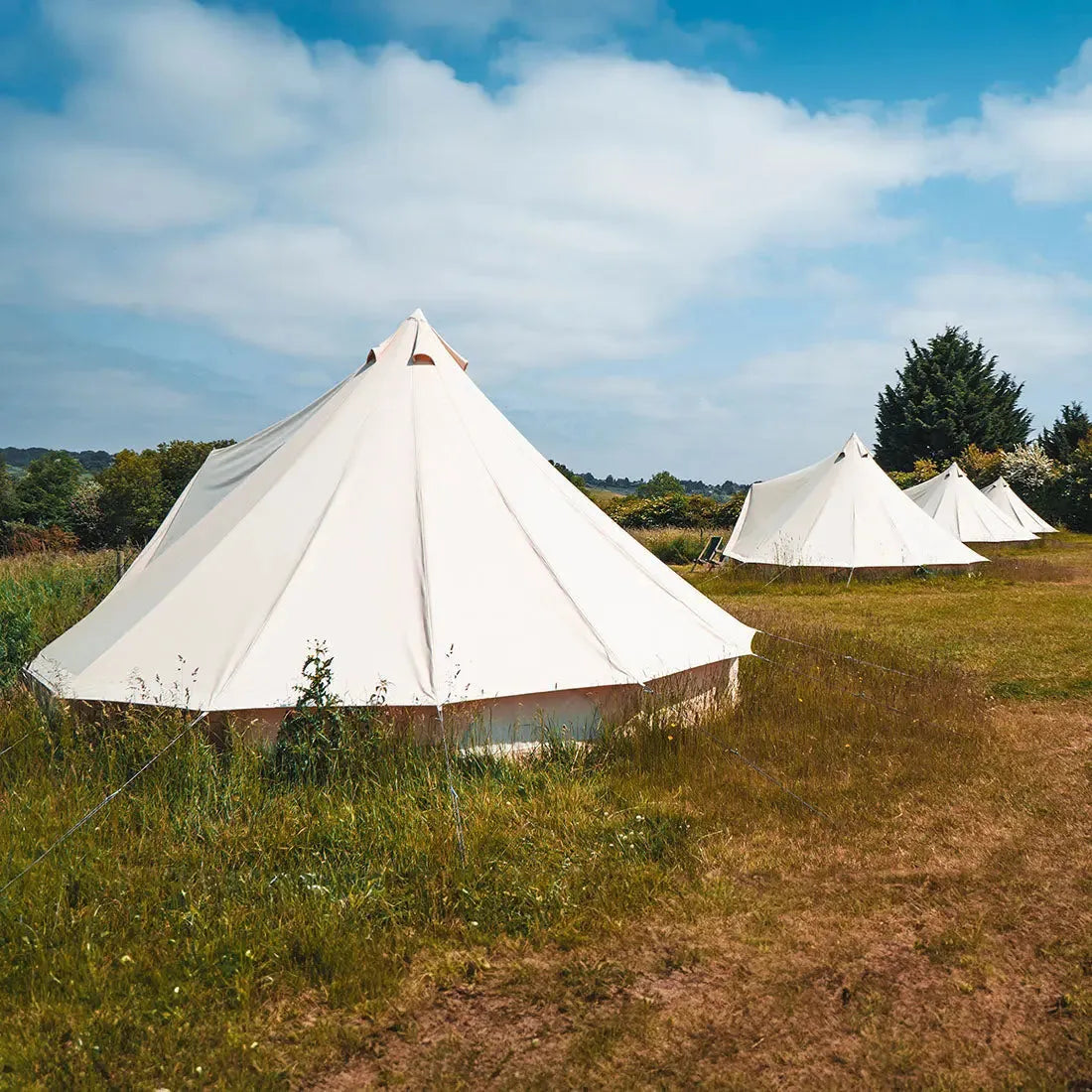 boutique camping CLASSIC CAMPING BELL TENT TIPI GLAMPING CANVAS