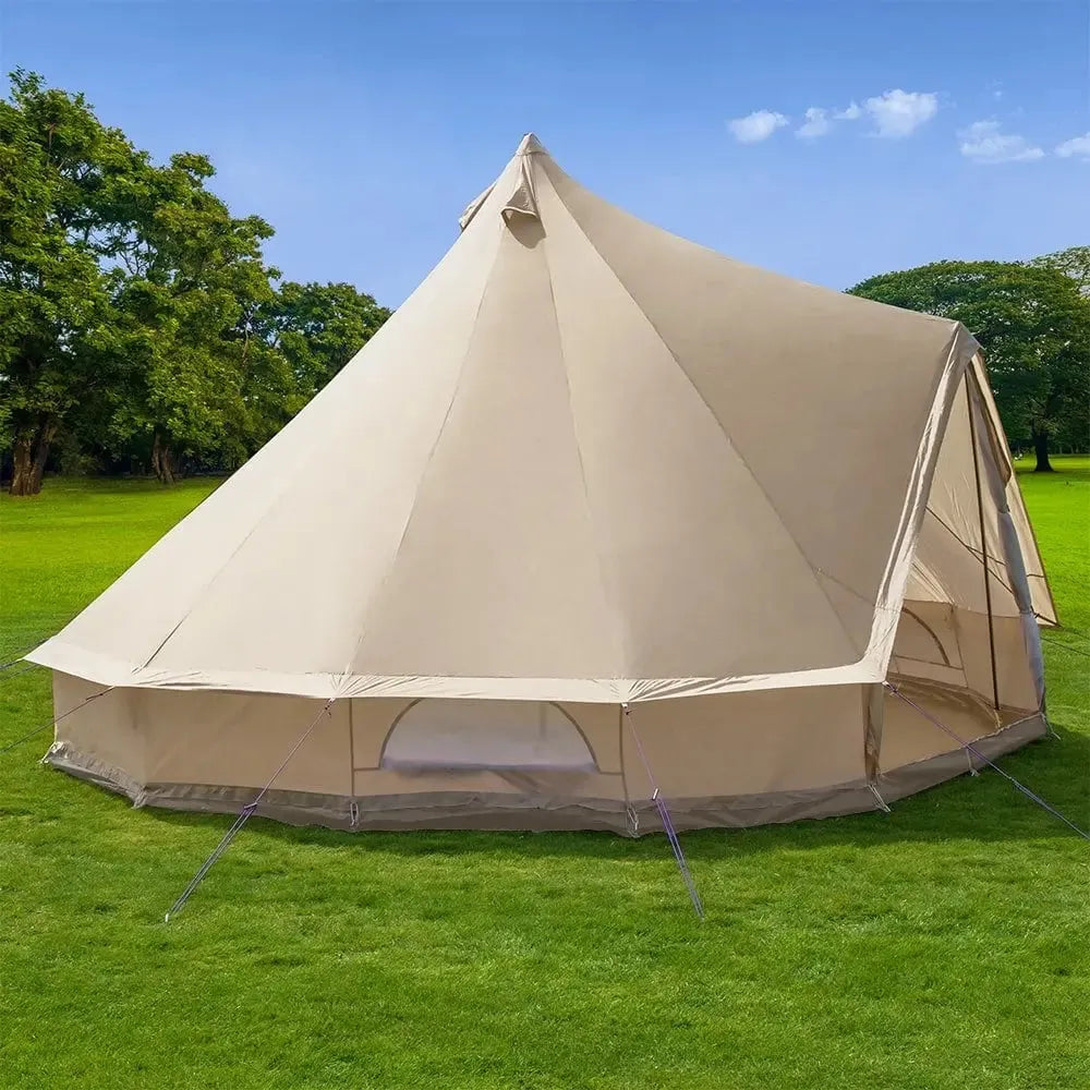boutique camping CLASSIC CAMPING BELL TENT TIPI GLAMPING CANVAS