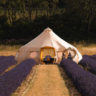 Luna yurt canvas glamping bell tent boutique camping