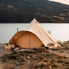 canvas star bell tent tipi boutique Camping glamping