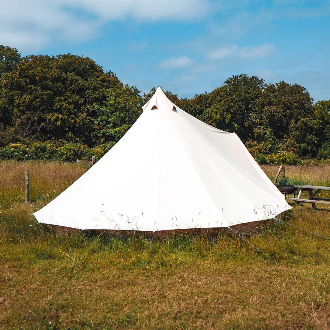boutique camping CLASSIC CAMPING BELL TENT TIPI GLAMPING CANVAS