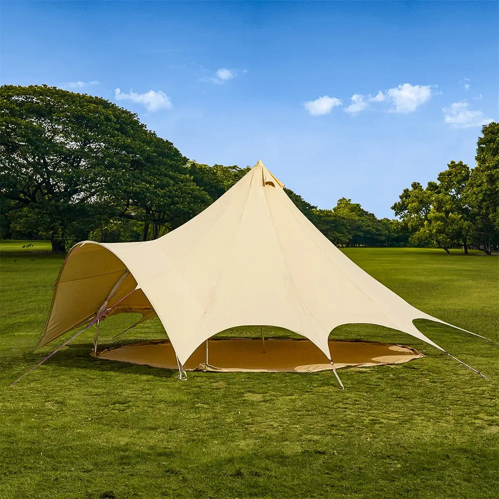 canvas star bell tent tipi boutique Camping glamping