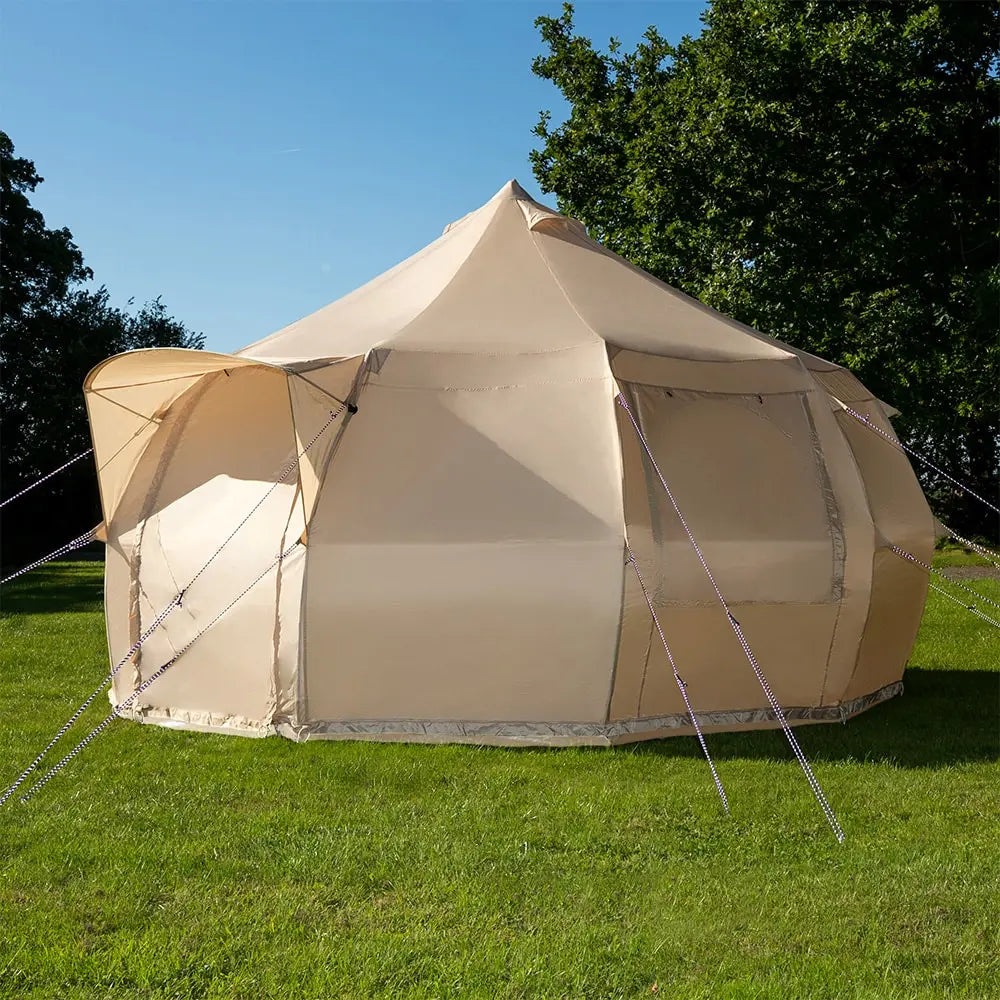 Luna yurt canvas glamping bell tent boutique camping