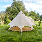 canvas star bell tent tipi boutique Camping glamping