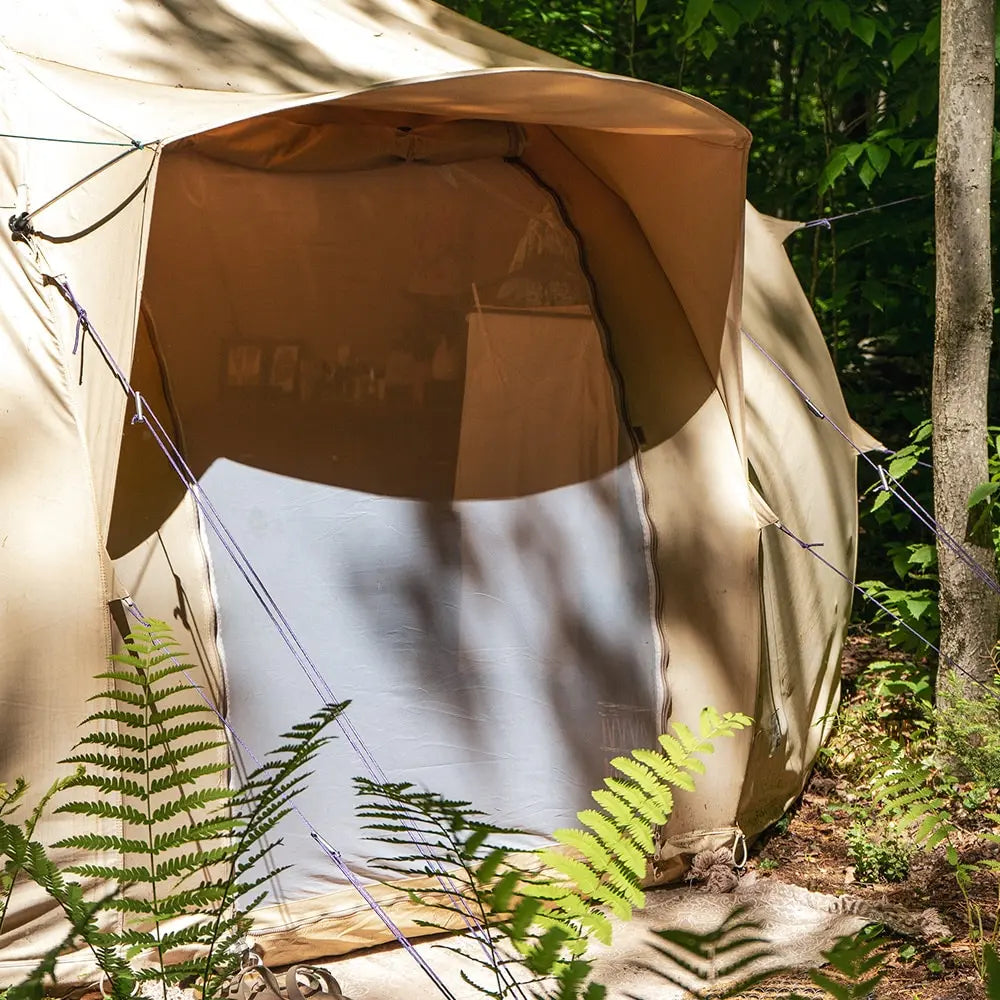 Luna yurt canvas glamping bell tent boutique camping