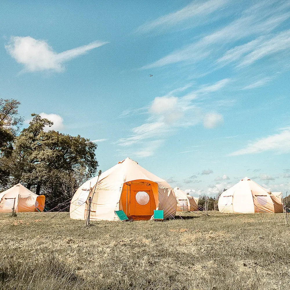 Luna yurt canvas glamping bell tent boutique camping