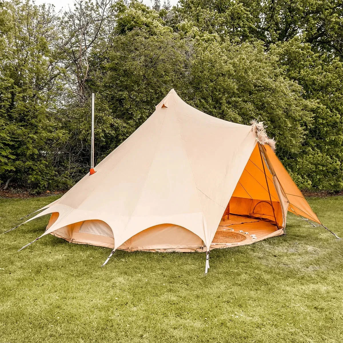 bell tent plus tent glamping boutique camping canvas tipi
