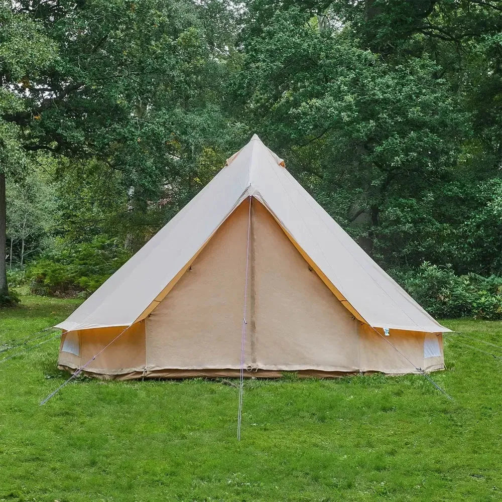 boutique camping CLASSIC CAMPING BELL TENT TIPI GLAMPING CANVAS