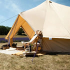classic bell tent tipi double quad multi door canvas glamping boutique camping